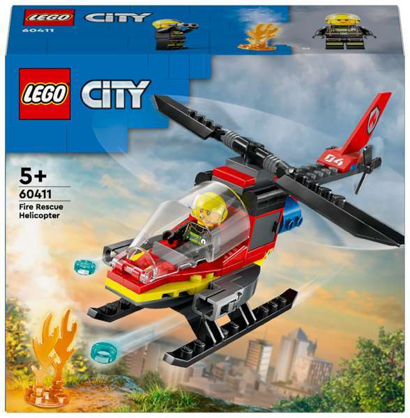 LEGO City Fire Brandraddningshelikopter City Gross