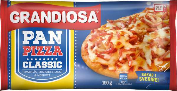 Pan Pizza Classic Min, Fryst City Gross