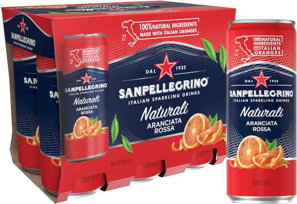San Pellegrino 6 pack - Aranciata Rossa