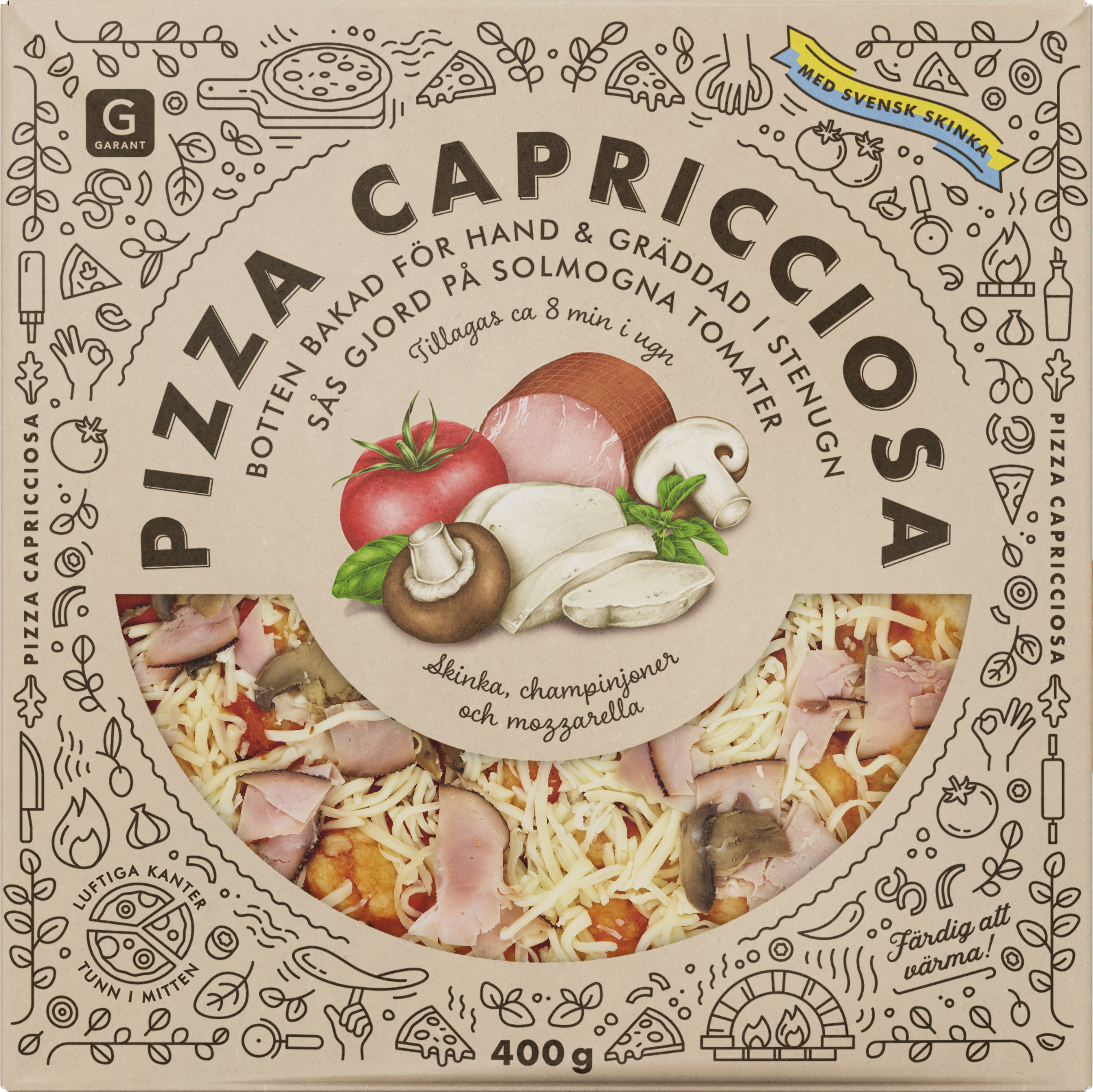 Zamów Papa Luigi Pizza capricciosa 400 g w