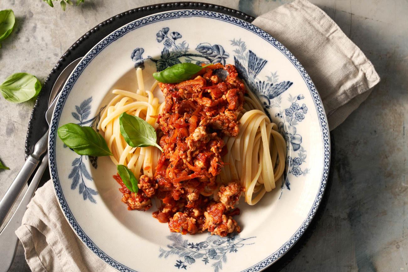 Kycklingfärssås med pasta - City Gross